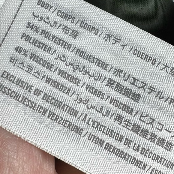 ABERCROMBIE & FITCH Green Satin Collared Button Down Blouse Oversized Size Small - Picture 7 of 7